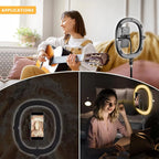12-inch Foldable LED Ring Light With 110cm Tripod — product photo 5 of 6