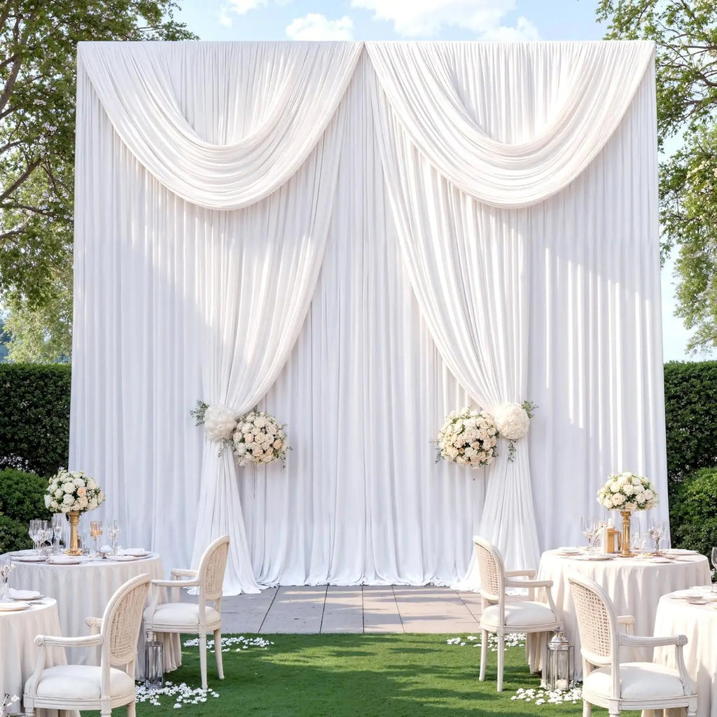 Wrinkle-Free Party Backdrop 150x214cm Solid Color — product photo 4 of 6