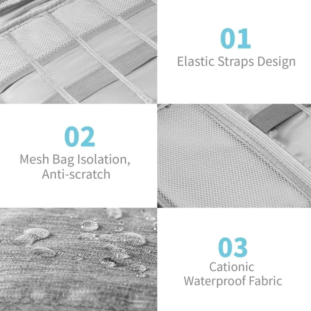 Electronic Accessory Organizer Bag Portable Phone Cable Storage — product photo 6 of 6