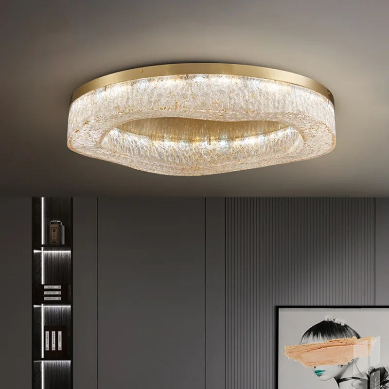 Nordic Luxury Resin LED Ceiling Lamps for Living — product photo 5 of 6