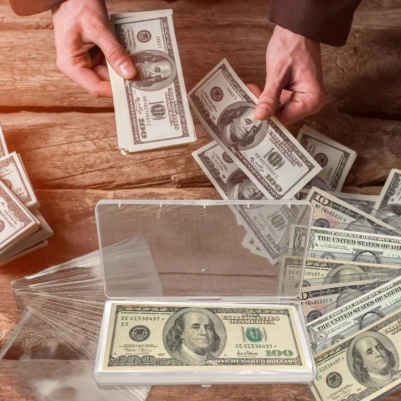 100pcs for Collecting and Storing Banknotes Transparent Banknote — product photo 2 of 6