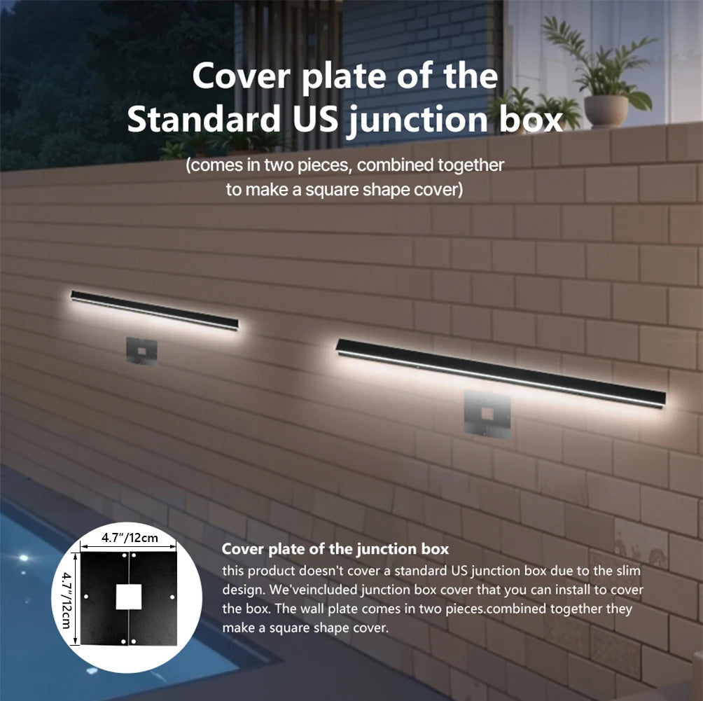Outdoor Garden Porch Wall Light Smart Triac Dimming — product photo 5 of 6