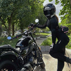 WOSAWE Sexy Motorcycle Jacket and Pants Set Summer — product photo 3 of 4