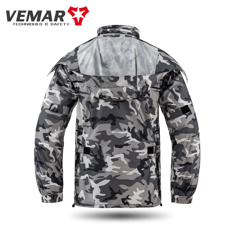 VEMAR Motorcycle Raincoat Suit Men Waterproof Motocross Raincoat — product photo 3 of 6