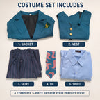 Witch Cosplay Costume for Women Glynda Elphaba School — product photo 6 of 6