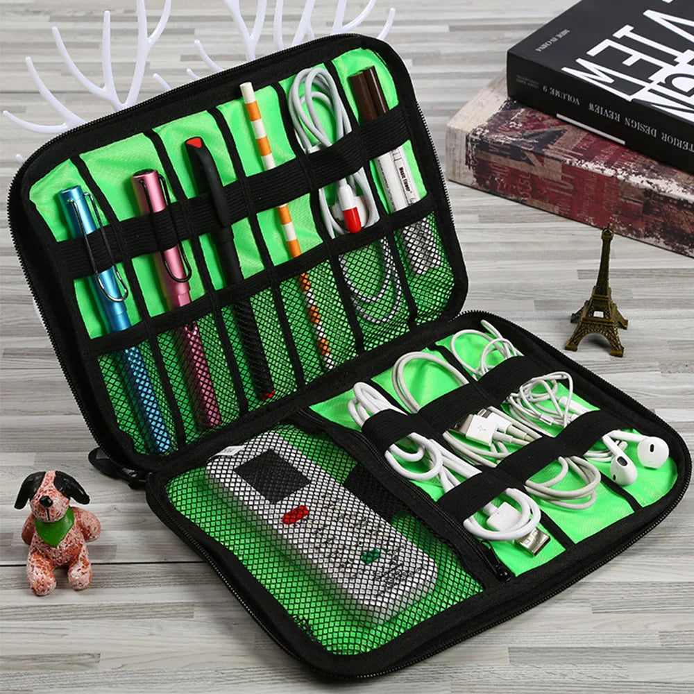 Portable Digital Storage Bag Travel Charger Cable Organizer — product photo 5 of 6