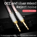 HiFi 6.35mm Audio Cable OCC Silver Mixed 6.35 — product photo 4 of 6