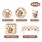 Capybara Birthday Party Decoration Tableware Theme Candy Box — product photo 2 of 5