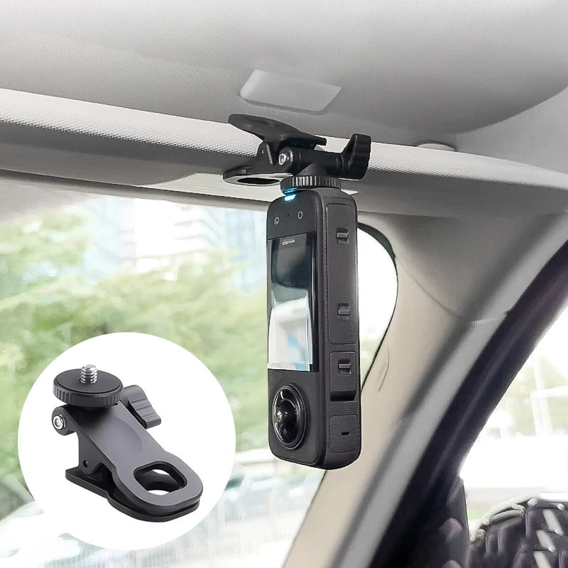 Car Sun Visor Mount for Insta360 X2 X3 — main product photo