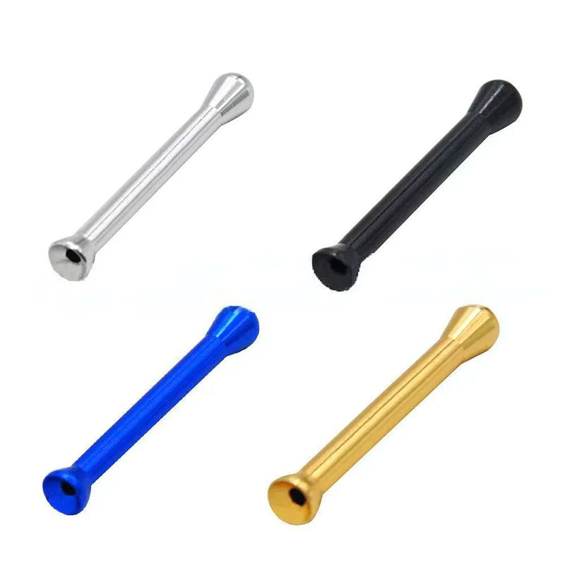 Aluminum Alloy Snuff Pipe with Filter Mini Metal — product photo 2 of 6