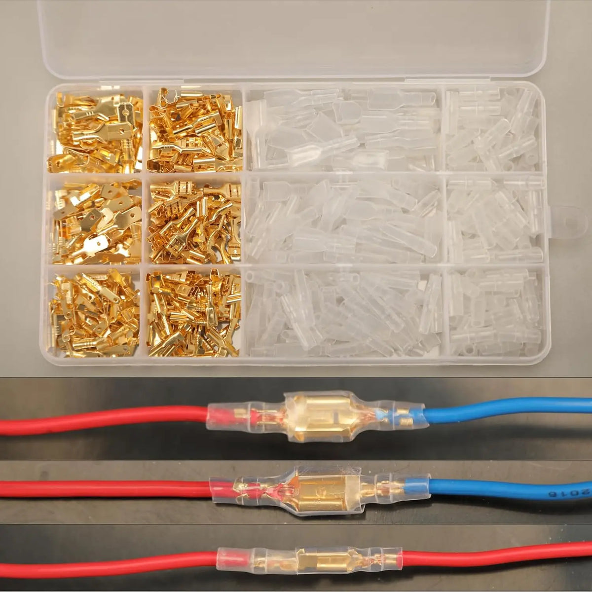 480pcs 2.8mm 4.8mm 6.3mm Male and Female Spade — product photo 3 of 6