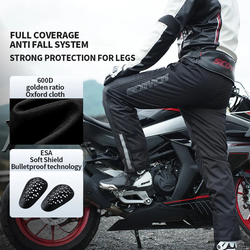 Scoyco Electric Heated Motorcycle Pants Autumn Winter Warm — product photo 5 of 6