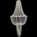 Korean Style Wedding Backdrop Acrylic Pearl Chandelier Ceiling — main product photo