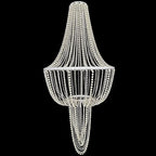 Korean Style Wedding Backdrop Acrylic Pearl Chandelier Ceiling — main product photo