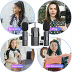 4-in-1 Dual Wireless Lavalier Microphone — product photo 4 of 6