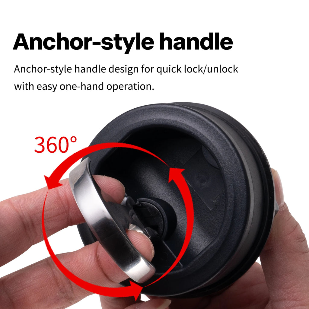 Anchor Handle Lid Lock Flush Pull Latch with — product photo 3 of 6