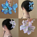 Super Fairy Emulational Lily Flower Hair Claw Clips — main product photo