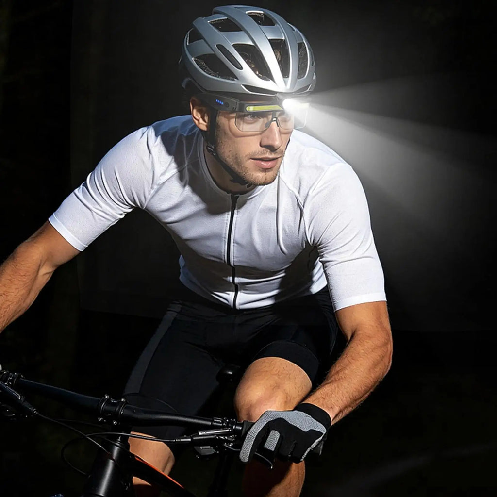 Rechargeable LED Glasses Multi-Mode Head Flashlight Non-Slip Lightweight — product photo 4 of 6