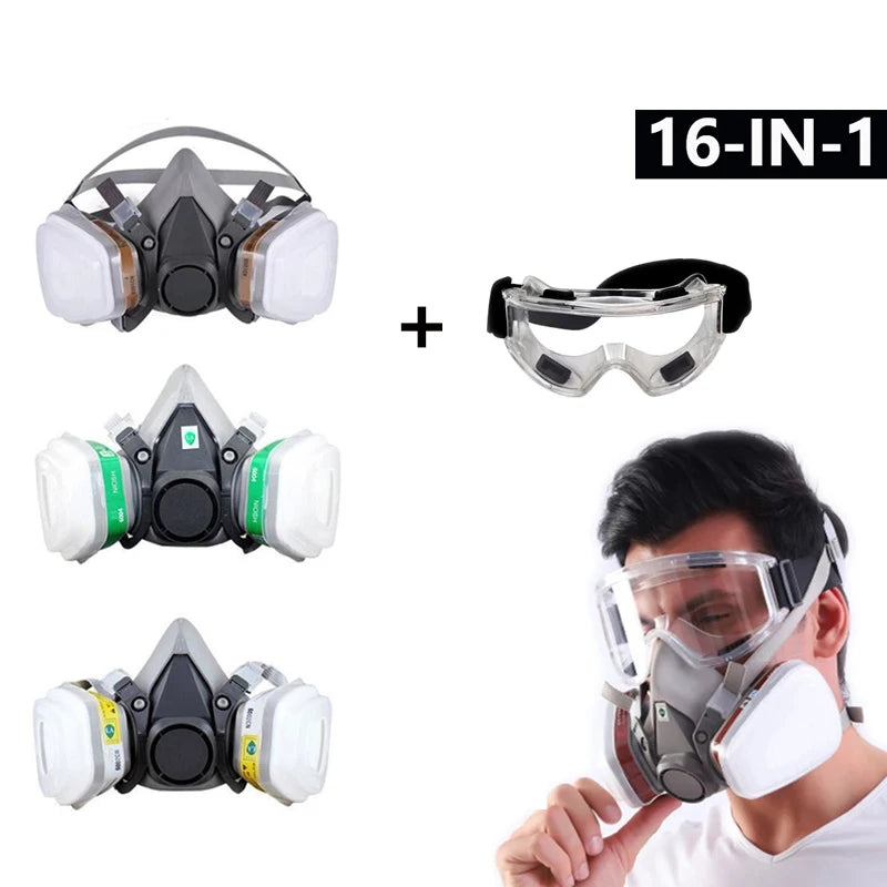 Dust Proof Fog 6200 Gas Mask 7/16 in — main product photo