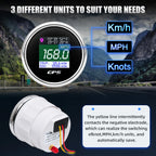 52mm TFT GPS Speedometer Digital Screen Speed Waterproof — product photo 4 of 6