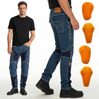 Men's Aramid Motorcycle Pants blue Protective Motocross Riding — main product photo