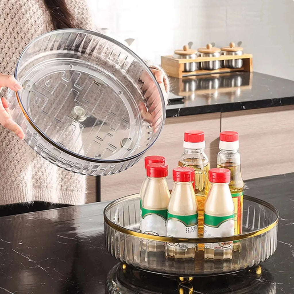 360° Rotating Lazy Susan Turntable Multi-Purpose Acrylic Spice — product photo 2 of 6