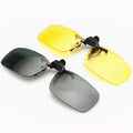 Car Night Safety Driving Glasses Clip On Sunglasses — main product photo