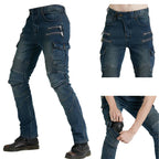 Men's Fashion Motorcycle Jeans Outdoor Riding Rider Black — main product photo