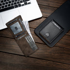 Simple Slim Men's Wallet High Quality Carbon Fiber