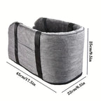 1pcs linen Fabric Pet Car Seat Mat Portable — product photo 3 of 6