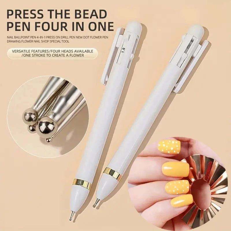 4 in 1 Nail Art Dotting Tools Nail — main product photo