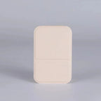 Solid Color PU Leather Portable Foldable Makeup Mirror — product photo 5 of 6