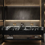 Luxury Hotel-Style Bathroom Vanity with Double Sinks Premium — main product photo