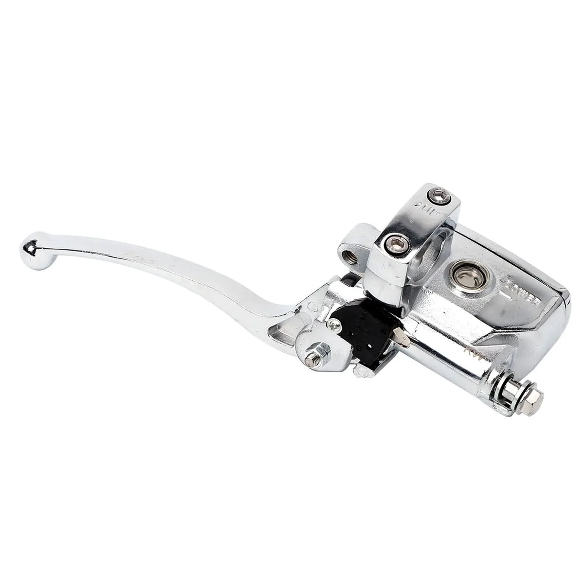 Motorcycle Universal Chrome 1" 25mm Right/Left Brake Clutch — main product photo
