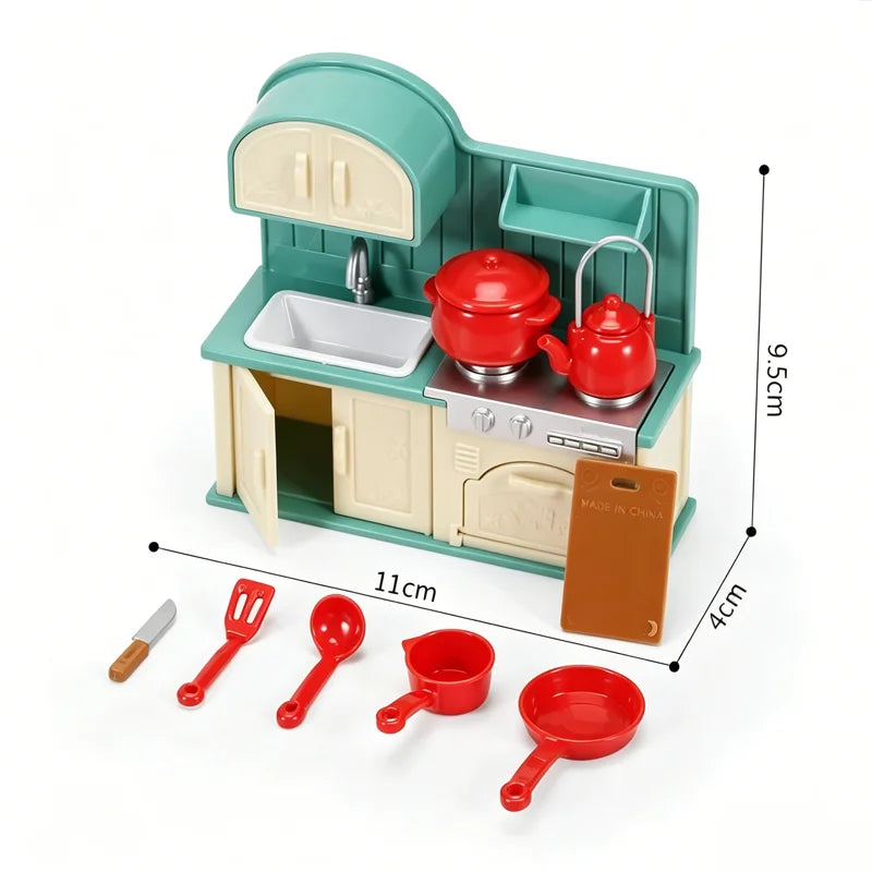 Forest Animal Family Dollhouse Furniture 1/12 Miniature Toys — product photo 6 of 6
