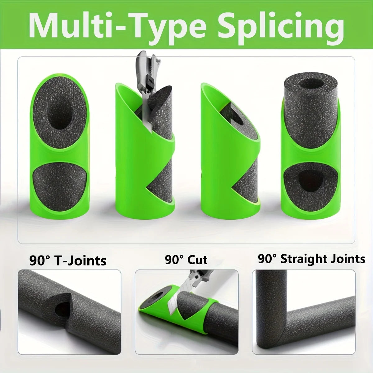3Pcs V-Shape Pipe Insulation Cutting Jig — product photo 4 of 6