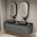 Modern Double Sink Vanity Bathroom Cabinets Solid Wood — product photo 3 of 6