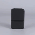 Solid Color PU Leather Portable Foldable Makeup Mirror — product photo 3 of 6