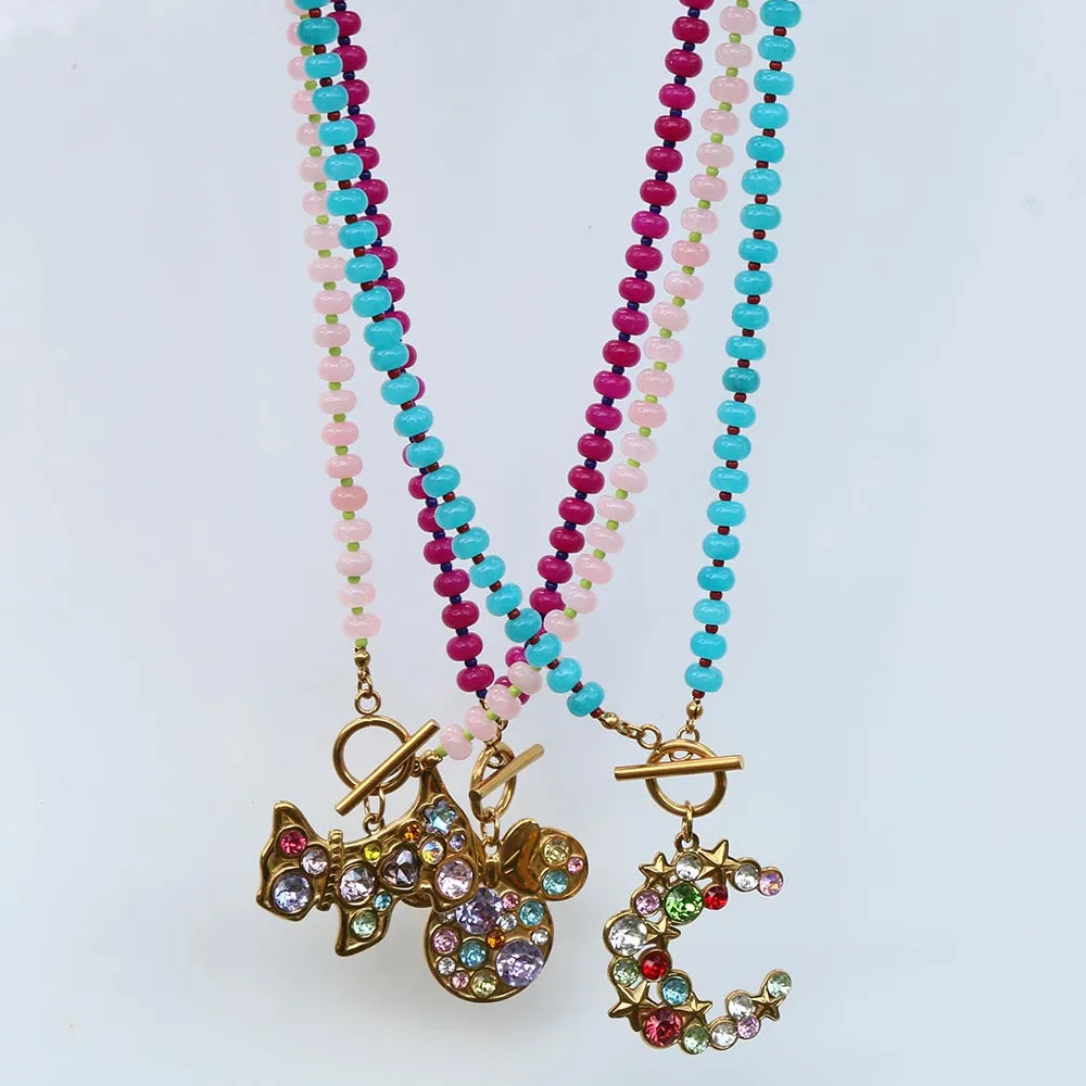 Handmade Bohemian Style Beaded Necklace Summer 2026 Colorful — product photo 4 of 6