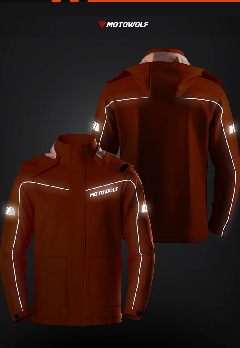 Motorcycle Rainsuit Waterproof Split Raincoat Suit Cycling Motorbike — product photo 4 of 6