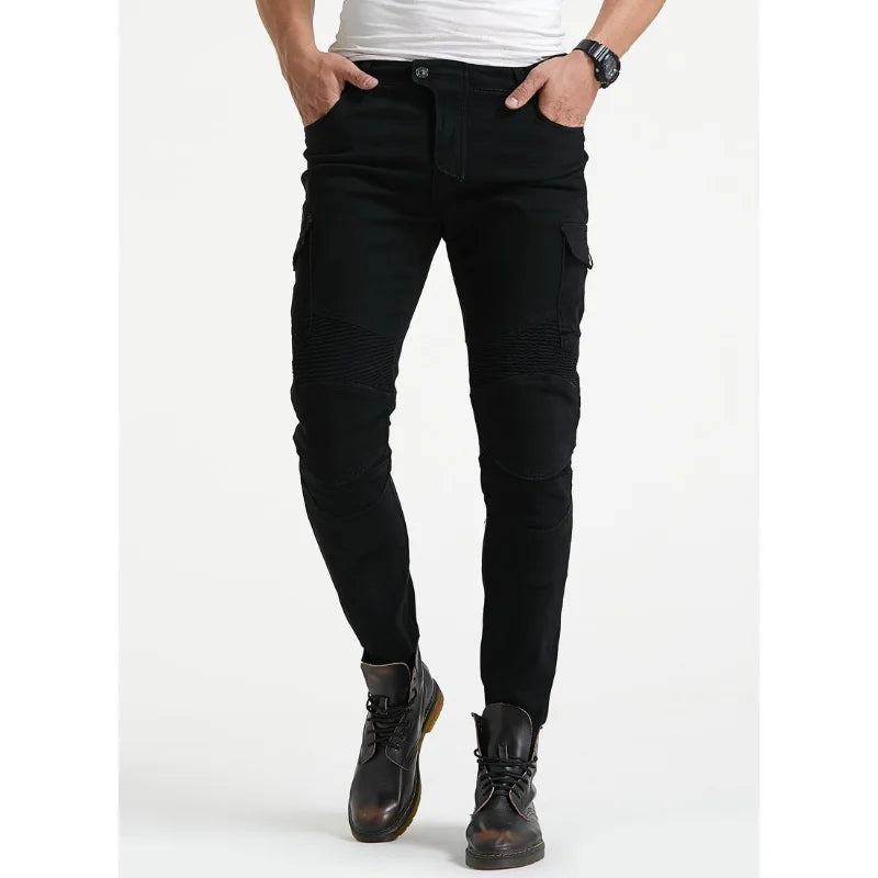 Men CE Certified Anti-Fall Motorcycle Riding Pants Protective — product photo 2 of 6
