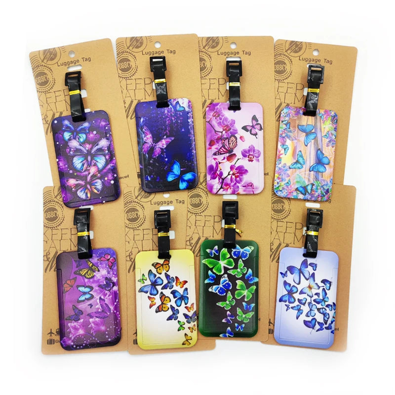 Butterfly Luggage Label Women Travel Luggage Tag Girls — main product photo