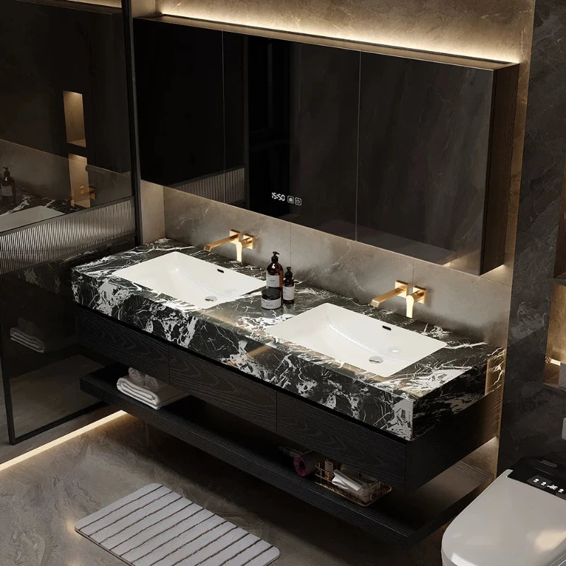 Luxury Hotel-Style Bathroom Vanity with Double Sinks Premium — product photo 3 of 6