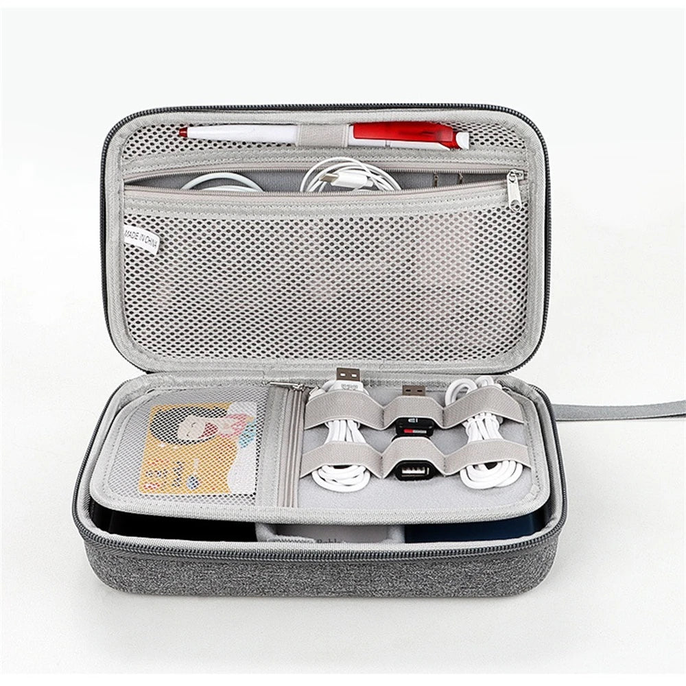 Large Capacity Travel Electronics Accessories Organizer Tablet Hard — main product photo