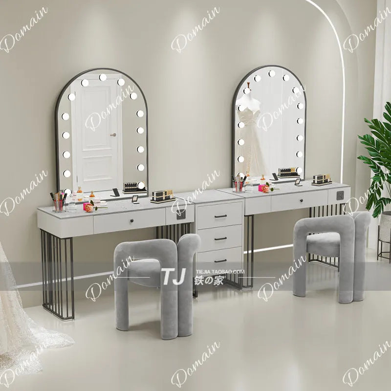 Premium studio professional vanity table with lamp — main product photo