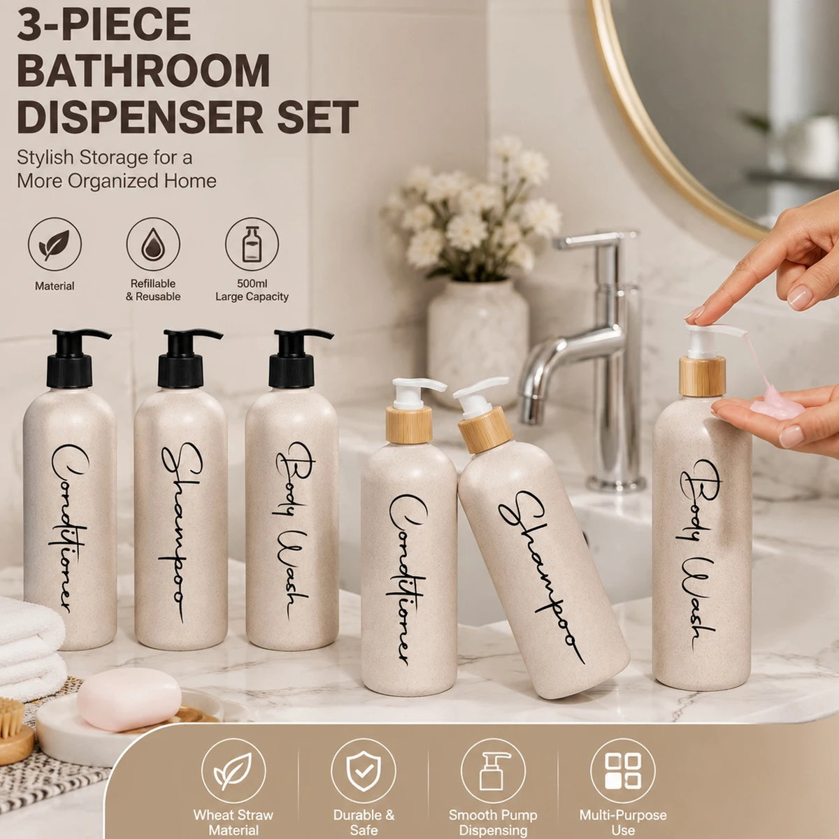 Bathroom Accessory Set — product photo 4 of 6