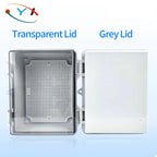 Ip66 Abs Pc Hinged Plastic Enclosure Waterproof Power — main product photo