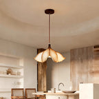 Japanese Wabi-Sabi Resin LED Pendant Light Petal Ceiling — product photo 2 of 6