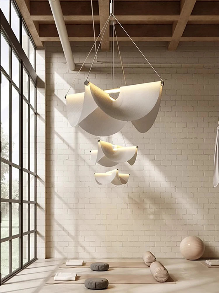 Sea Wave Modern Art Dining Room Ceiling Chandeliers — product photo 3 of 6