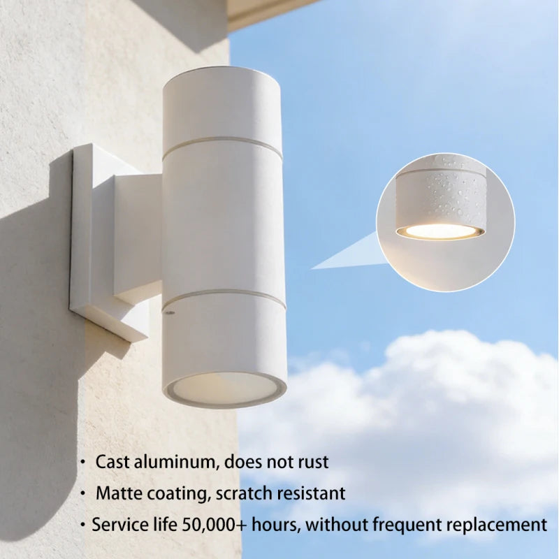 Waterproof Wall Lamp Outdoor GU10 Replaceable Bulb Wall — product photo 4 of 6